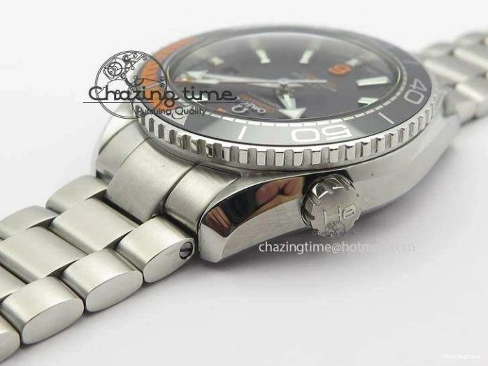 0404 Trendy 2016 Planet Ocean 43.5mm SS V6F Best Edition Black Dial On SS Bracelet A 8210